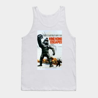 Classic Kaiju Movie Poster - King Kong Escapes Tank Top